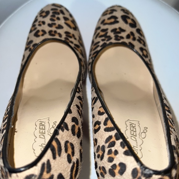 oh…DEER! Slightly used leopard red heel pumps US6.5 - Picture 7 of 9